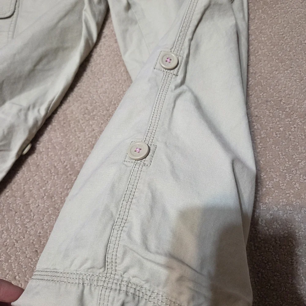 Vintage Aeropostale True Y2k‎ Juniors Cargo Capri Size 11/12 Coastal Trendy